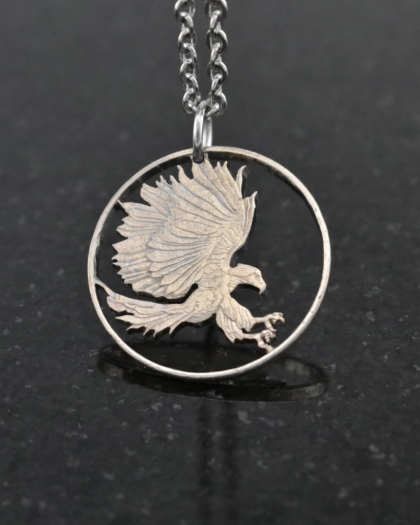 Philippines - Eagle Cut Coin Pendant