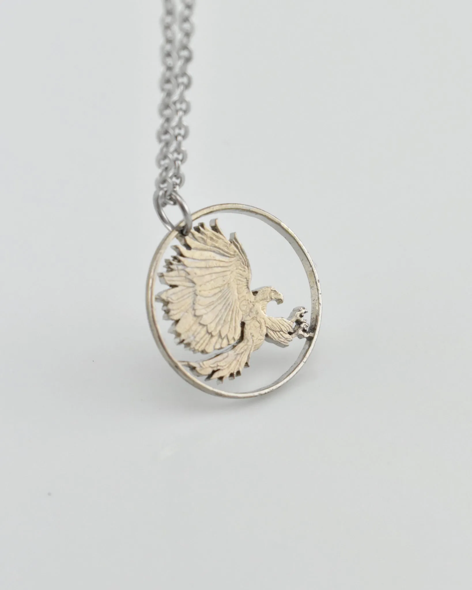 Philippines - Eagle Cut Coin Pendant