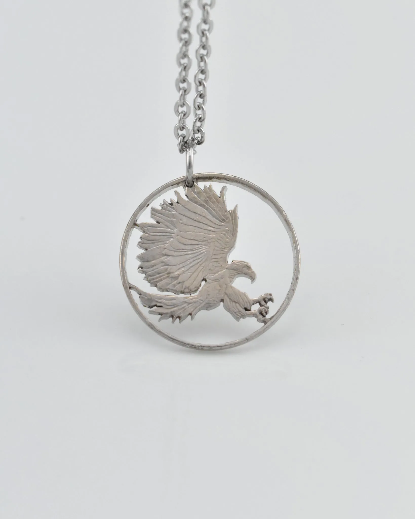 Philippines - Eagle Cut Coin Pendant