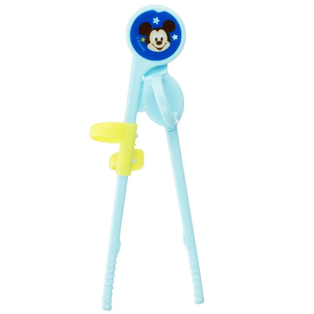 Pigeon First Chopsticks Mickey & Donald Blue (Right Hand)