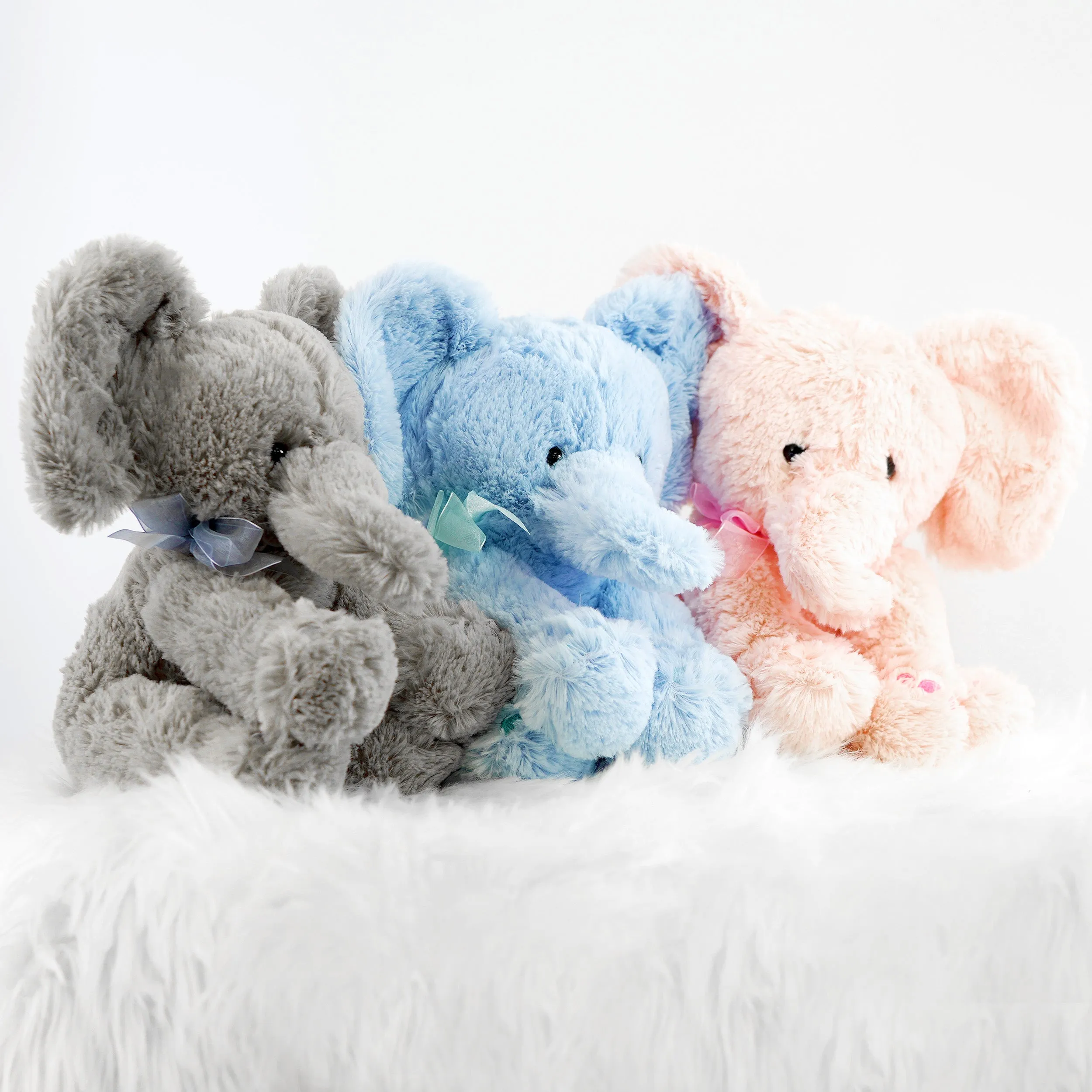 Pink Plush Elephant Soft Toys