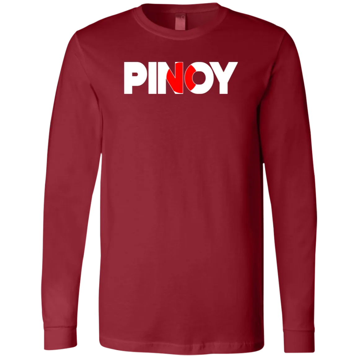 Pinoy Japan Flag Unisex Jersey Long Sleeve T-Shirt