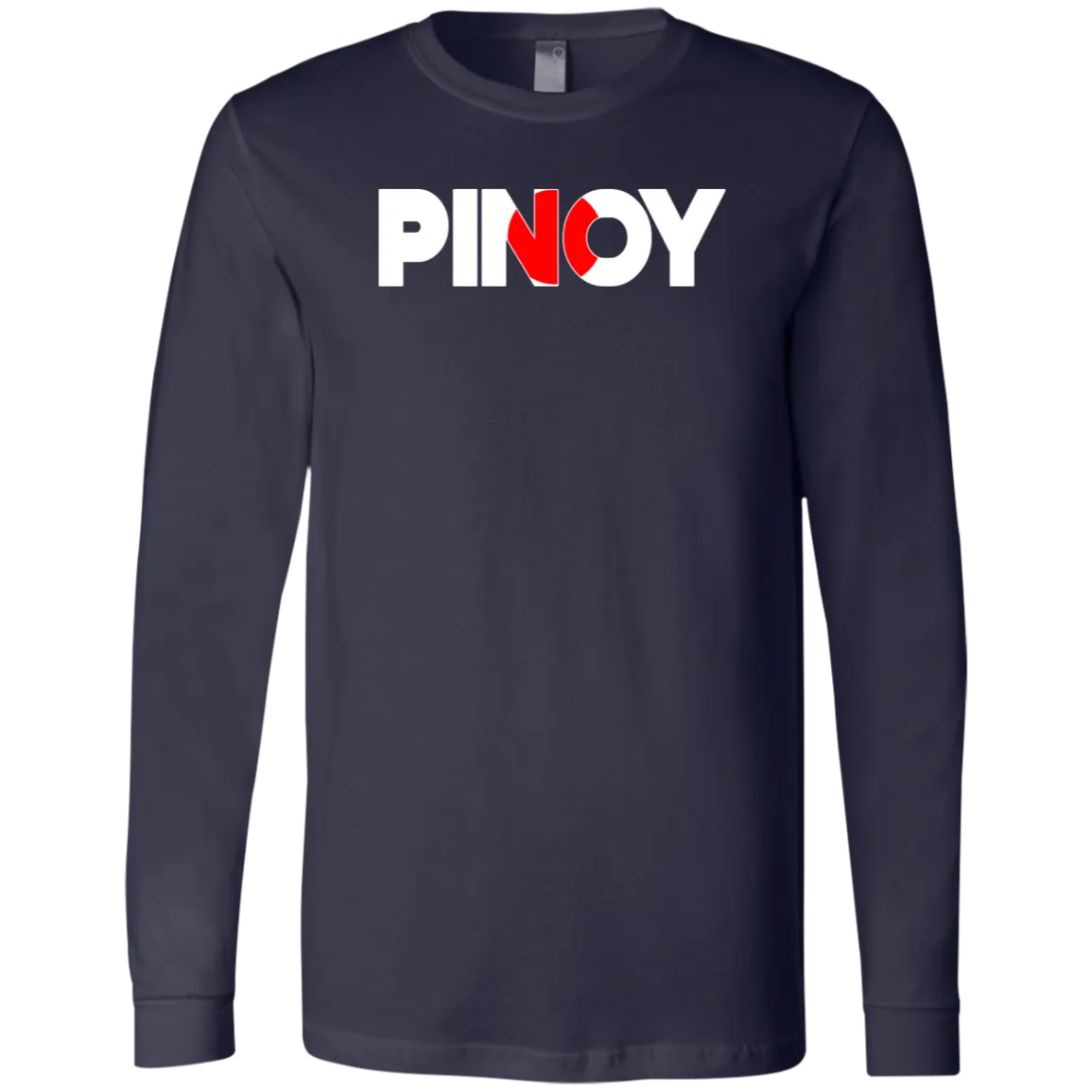 Pinoy Japan Flag Unisex Jersey Long Sleeve T-Shirt