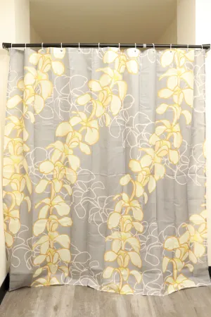 PLUMERIA SHOWER CURTAIN