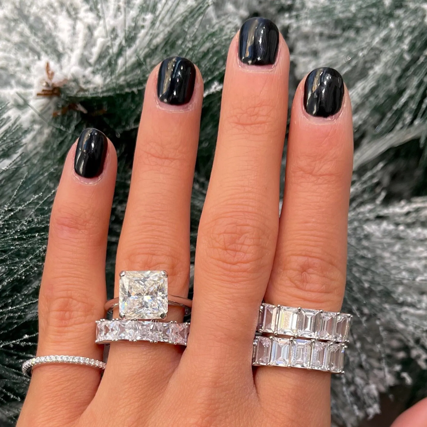 Princess Cut Travel Ring