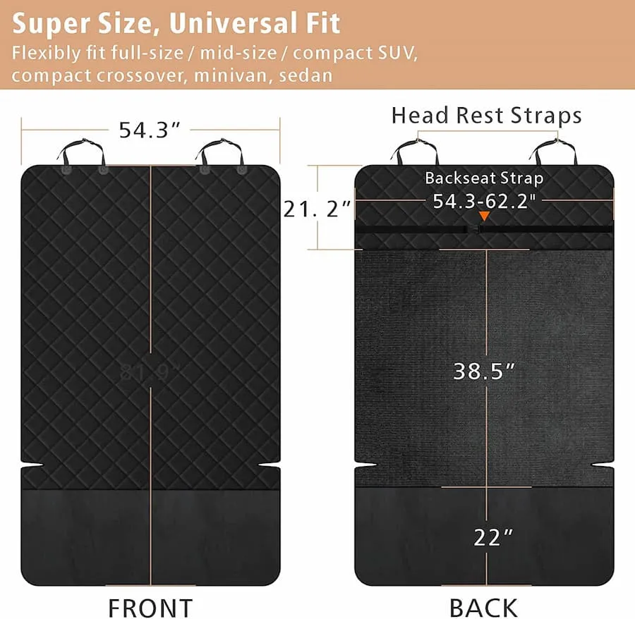 [PS03] SUV Cargo Liner for Dogs - 55" x 81"