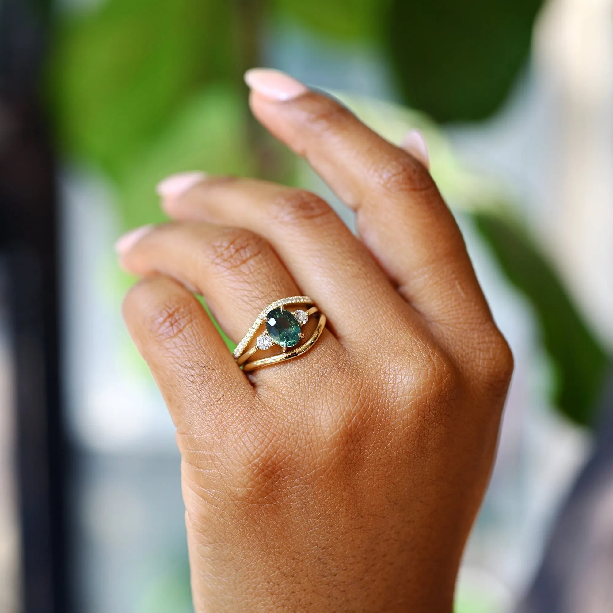 Ready To Ship - Diamond Wave Band (Size 7, 14K Rose Gold)