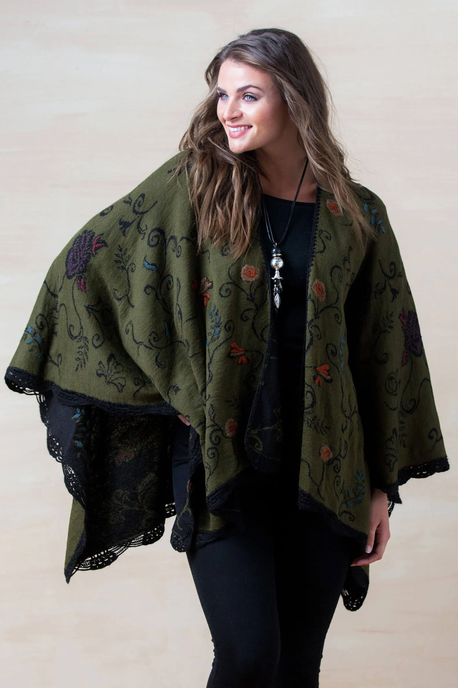 Reversible Ruana