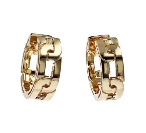 Roberto Coin 18K Yellow Gold Navarra 15mm Huggies