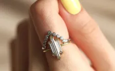 Rumi Oval Alexandrite Ring Set