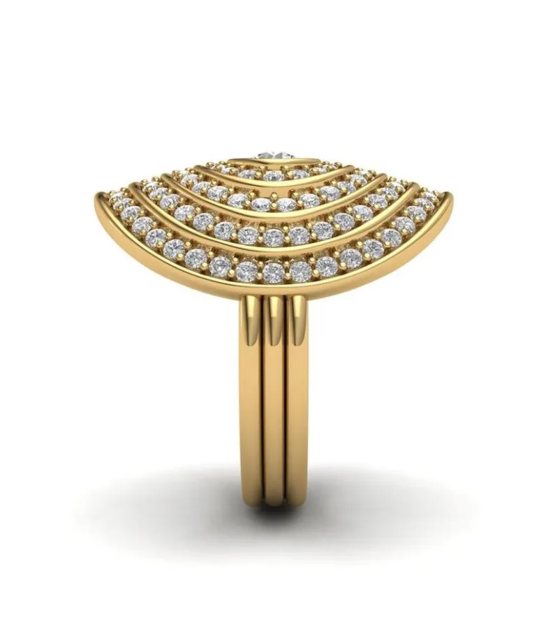 Sagesse - Universum Pavé Ring