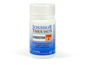 Schuessler Tissue Salts Comb J Congestion (125 Tablets)