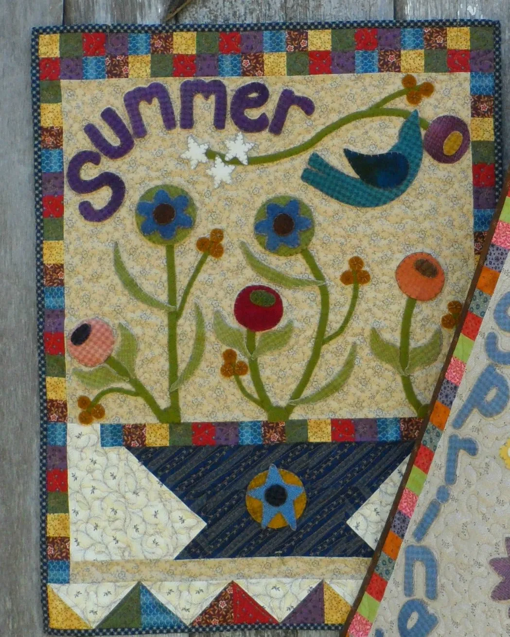 Season's Blessings Wool Applique Quilt Pattern