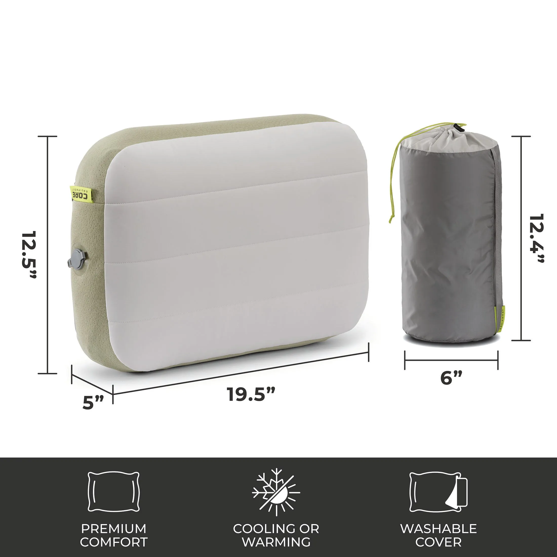 Self Inflating Travel Pillow