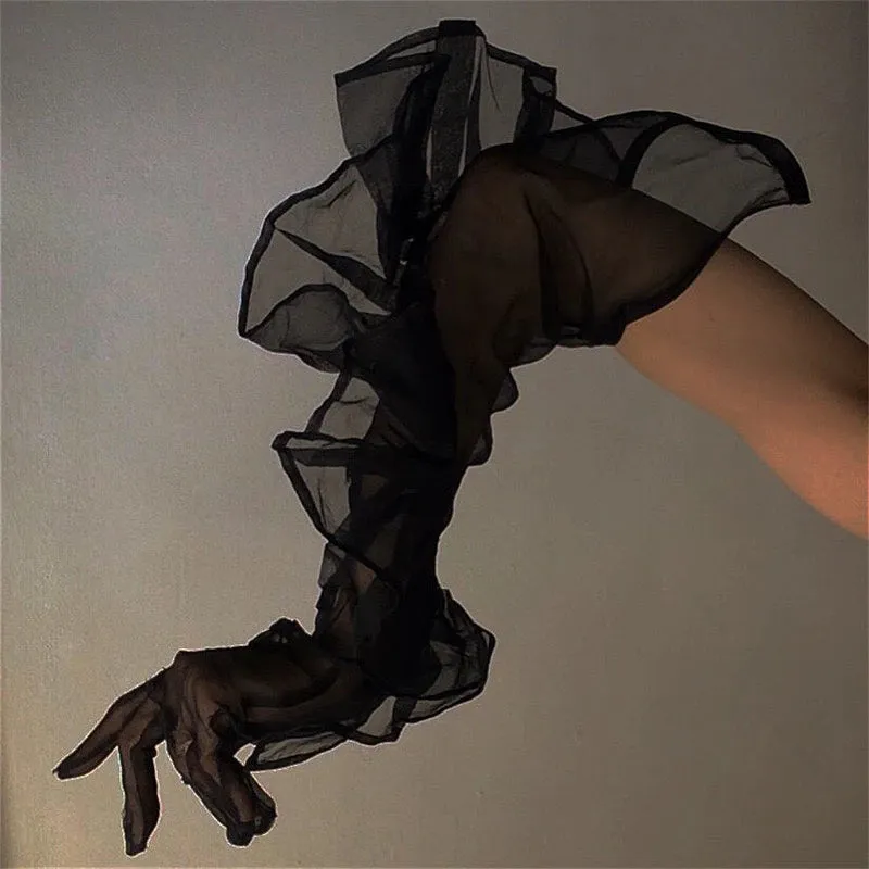 Sheer Mesh Gloves