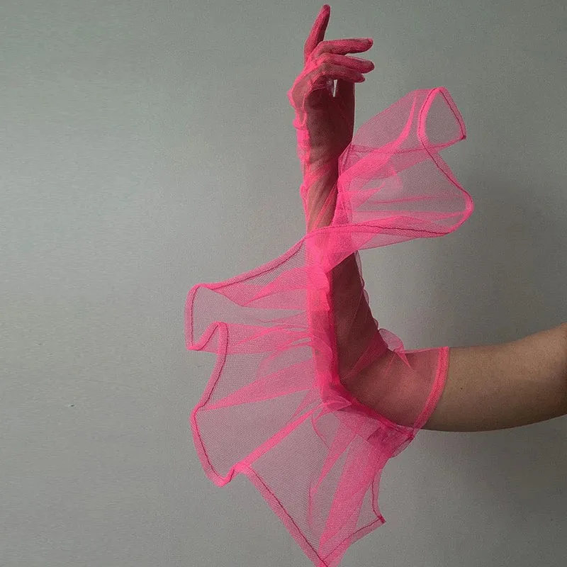 Sheer Mesh Gloves