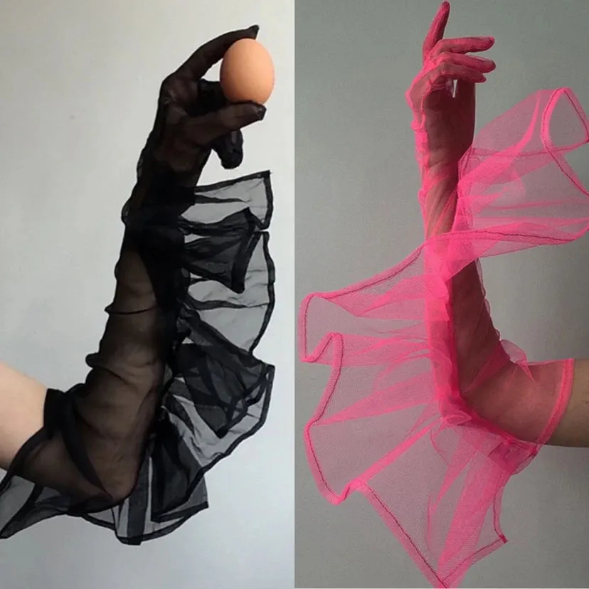 Sheer Mesh Gloves