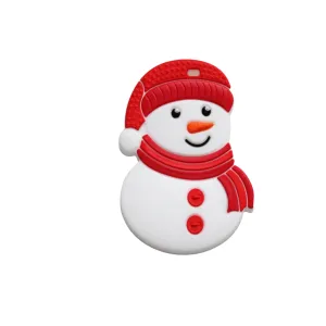 Silicone Christmas Red Snowman