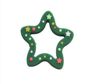 Silicone Christmas Star Teether