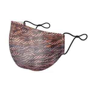 Silk Face Mask (Unisex)(Grail Hearth Core Copper Fabric) RJSTHS2022 RJS