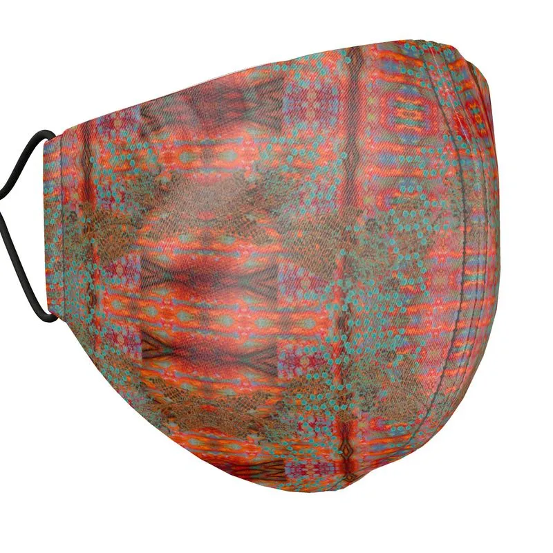 Silk Face Mask (Unisex)(WindSong Flower) RJSTH@Fabric#12 RJSTHS2021 RJS