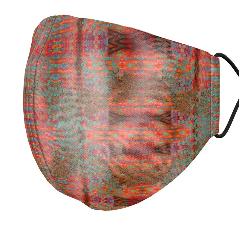 Silk Face Mask (Unisex)(WindSong Flower) RJSTH@Fabric#12 RJSTHS2021 RJS