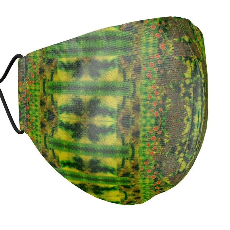 Silk Face Mask (Unisex)(WindSong Flower) RJSTH@Fabric#3 RJSTHS2021 RJS
