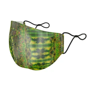 Silk Face Mask (Unisex)(WindSong Flower) RJSTH@Fabric#3 RJSTHS2021 RJS