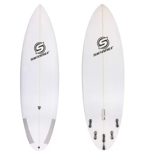 Skinner 6'2 x 21 x 36.5 Liters Round Tail Shortboard 5 FCS 2 Plugs