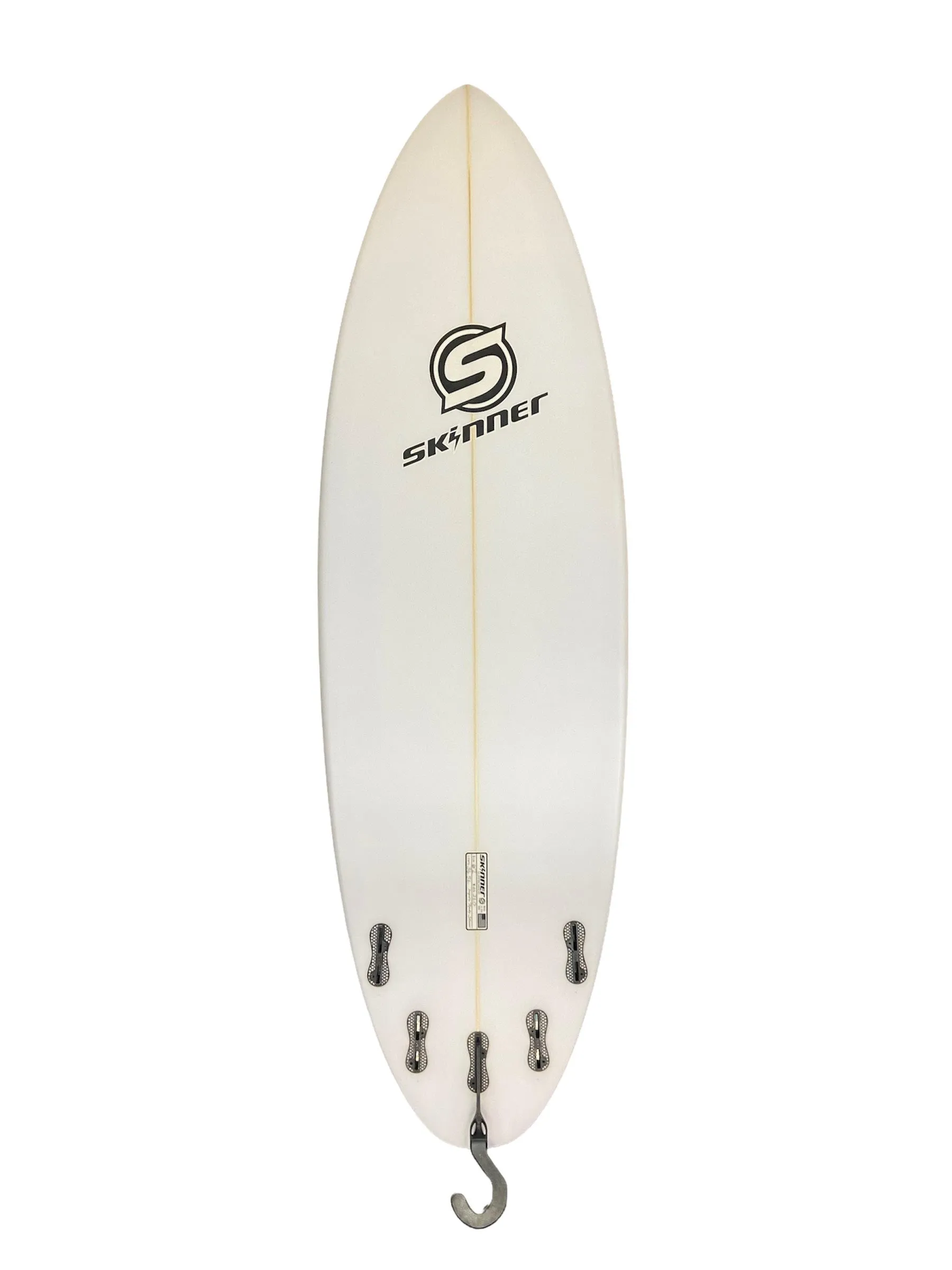 Skinner 6'2 x 21 x 36.5 Liters Round Tail Shortboard 5 FCS 2 Plugs
