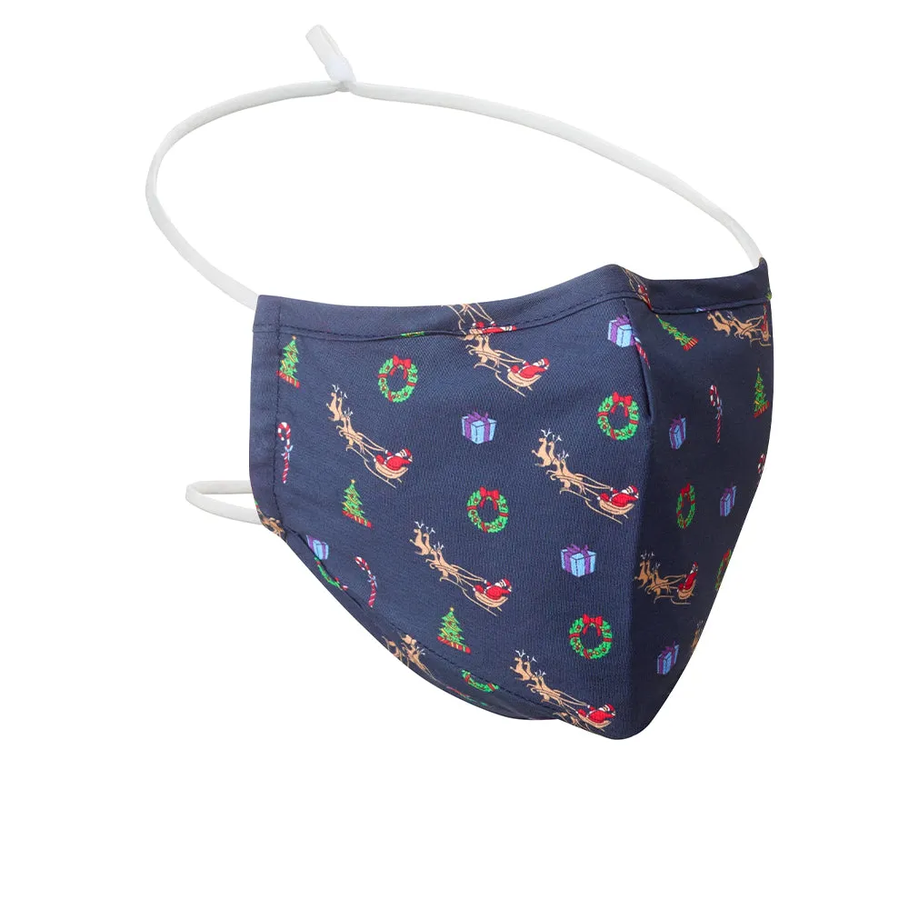 Sleigh Ride Over-The-Head Face Mask