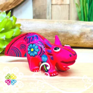 Small Axolotl Alebrije - Handcarve Wood Decoration Figure