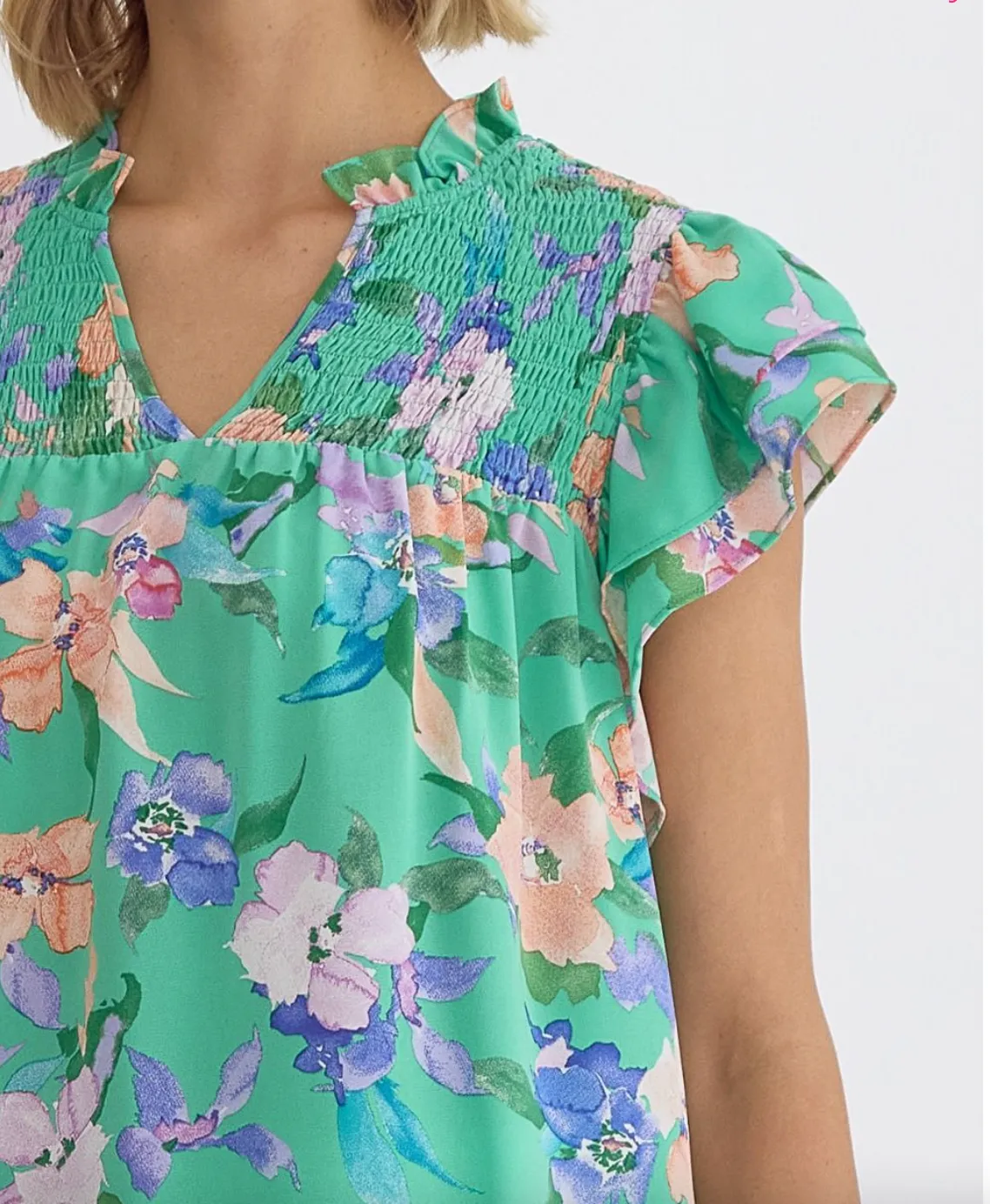 Spring Fling Floral Top