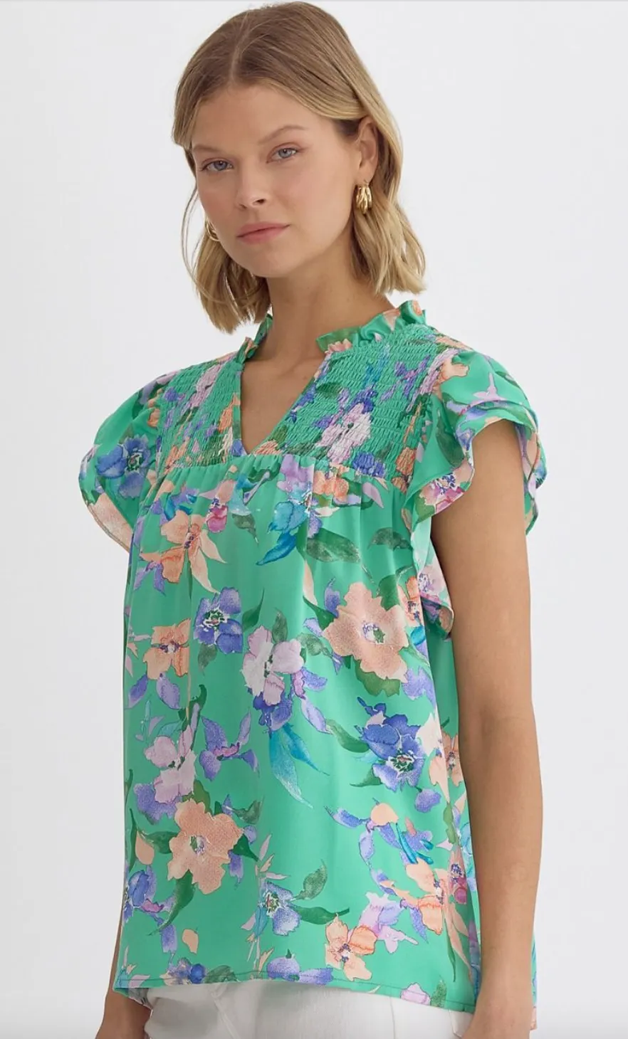 Spring Fling Floral Top