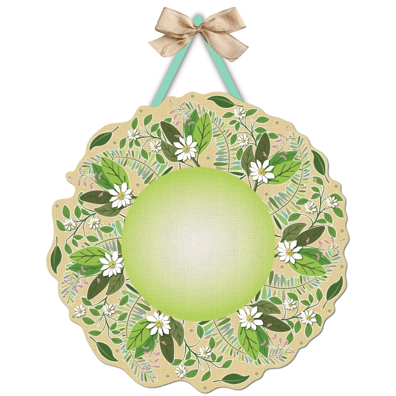 Spring Foliage Letter Perfect Door Décor,2dhb1292