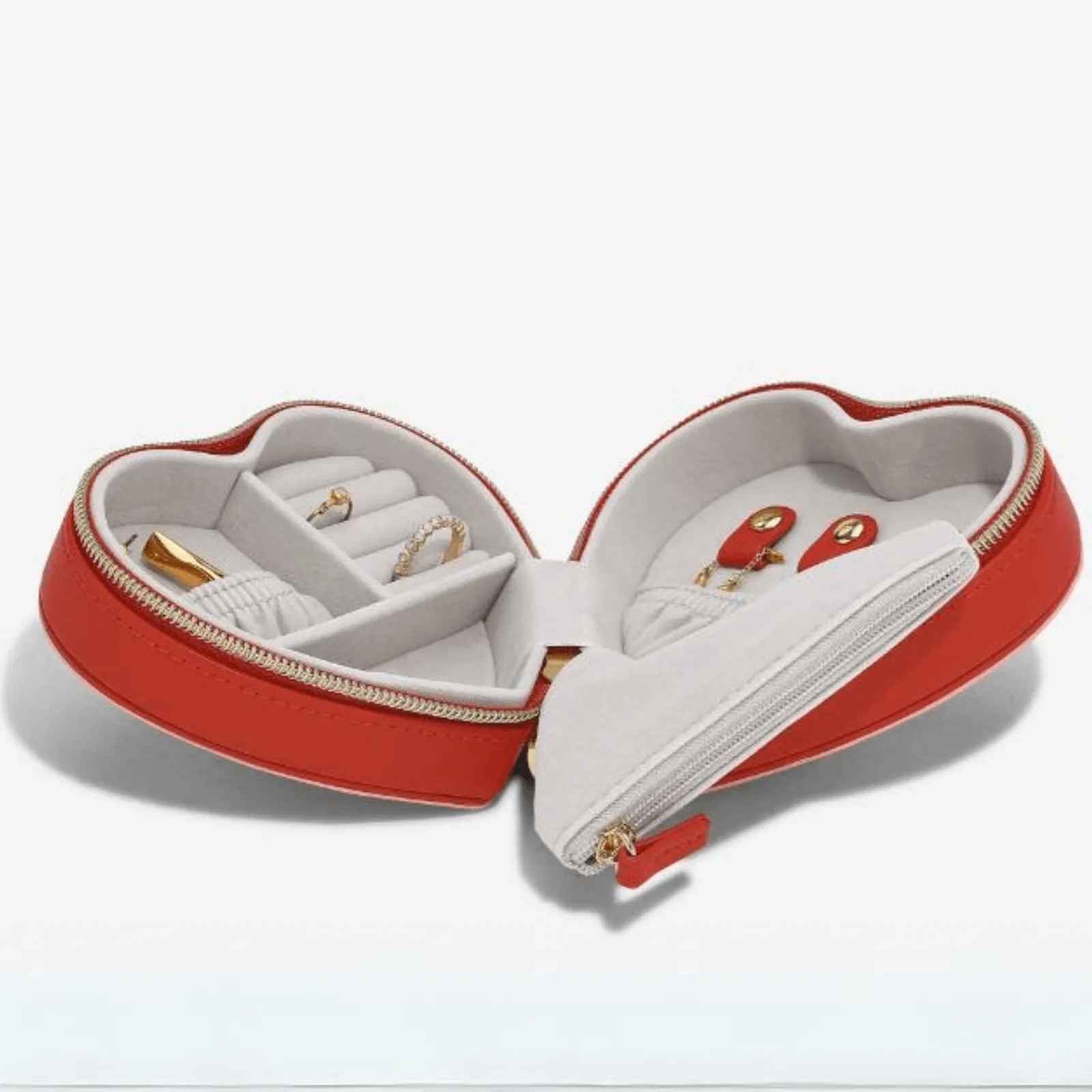 Stackers Red Heart Jewellery Box