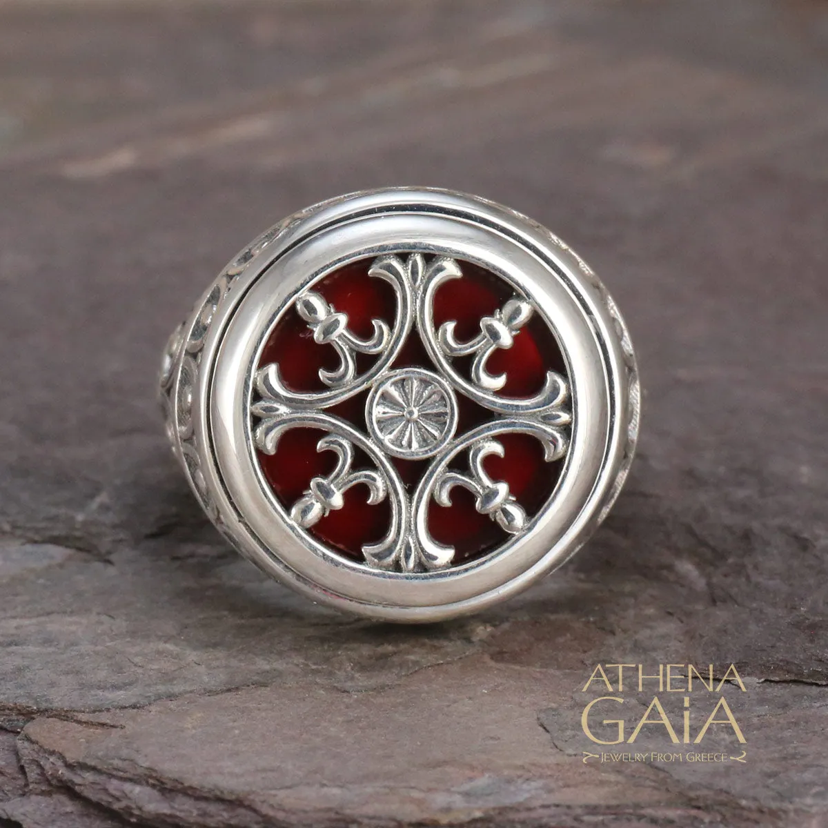 Stained Glass Ring