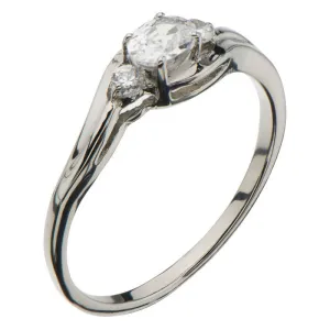 Stainless Steel Multi CZ Ring