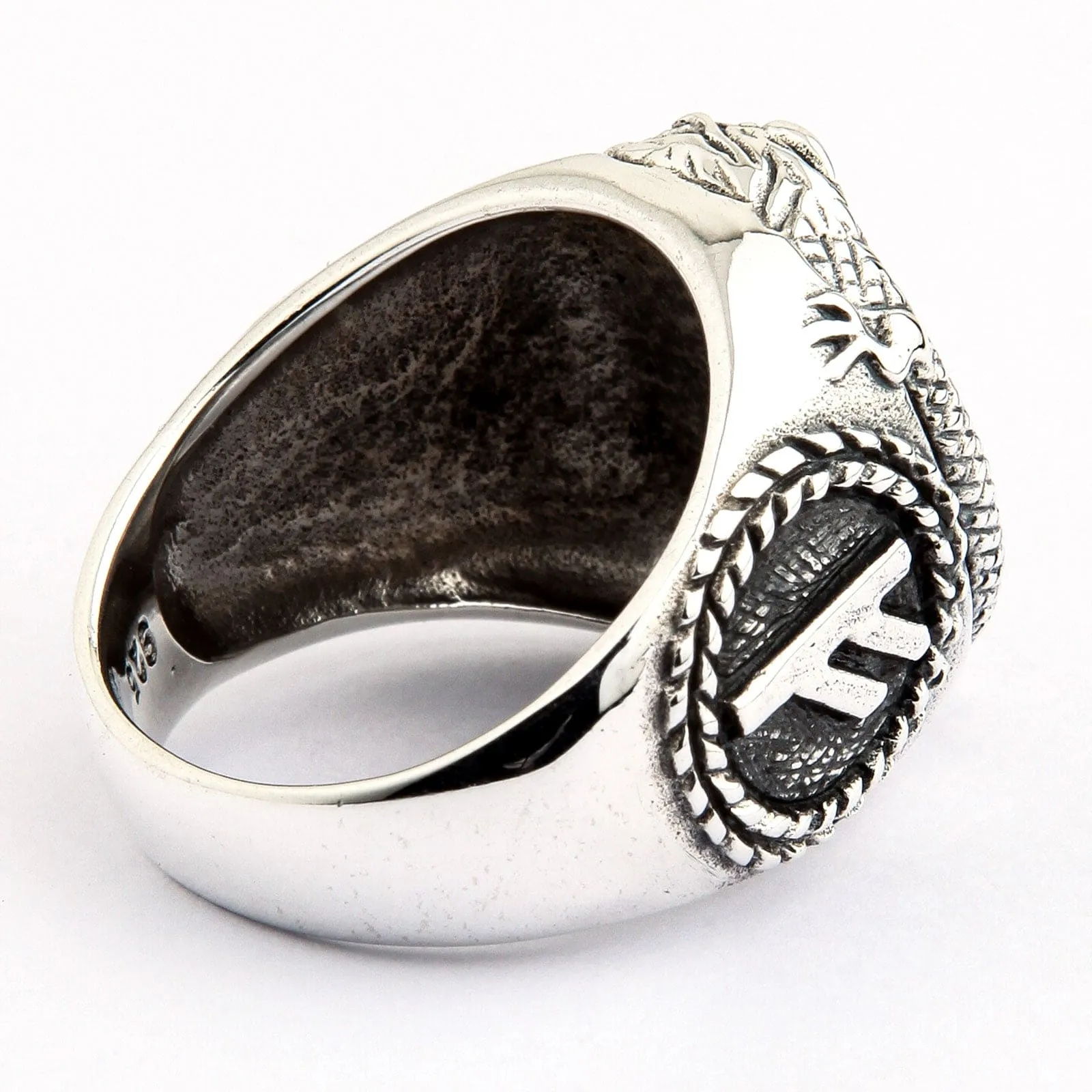 Star of David Sterling Silver Jewish Signet Ring