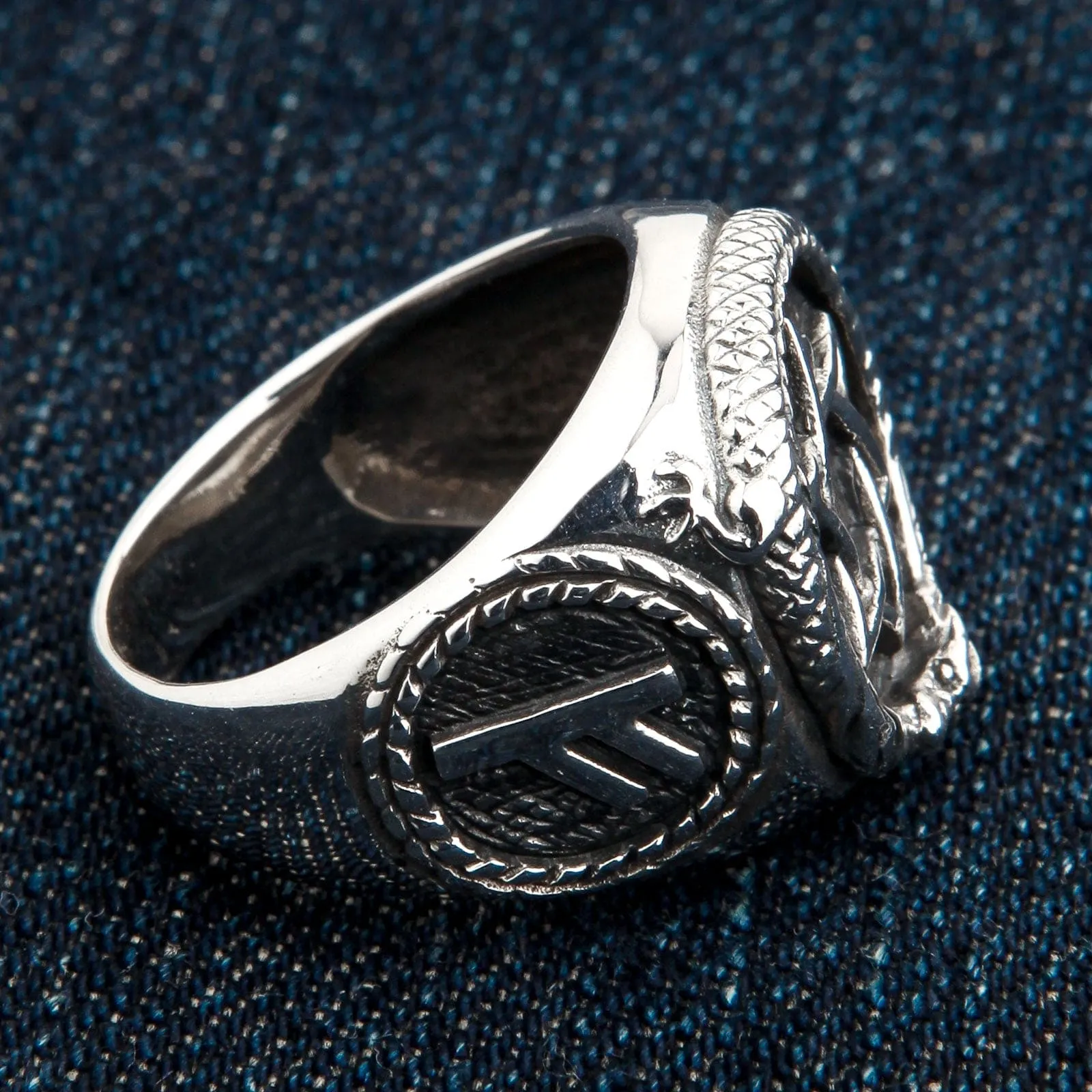 Star of David Sterling Silver Jewish Signet Ring