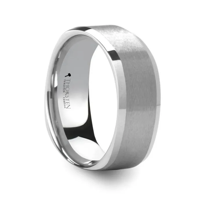 STERLING | Tungsten Ring Square Shape White