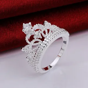 Studded Princess Tiara Ring