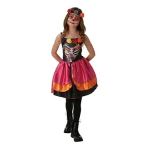 Sugar Skull Day Of The Dead Costume Size 9 10