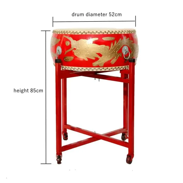 Tanggu Dragon Lion Dance  Drum   FREE Pair of Drum Sticks