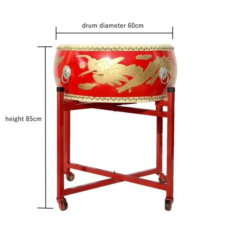 Tanggu Dragon Lion Dance  Drum   FREE Pair of Drum Sticks