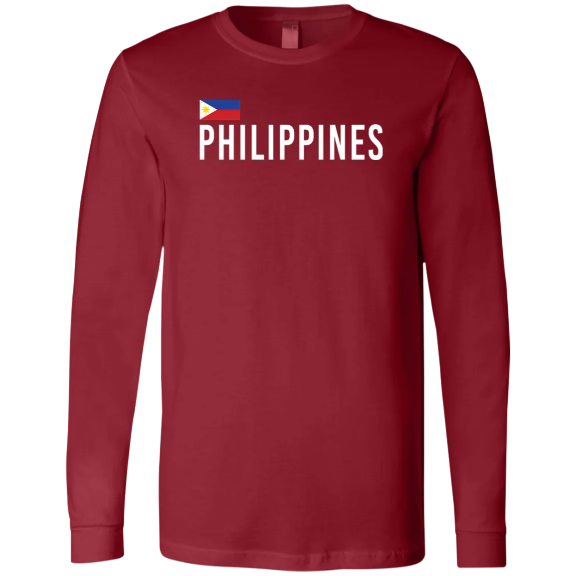 Team Philippines Unisex Jersey Long Sleeve T-Shirt