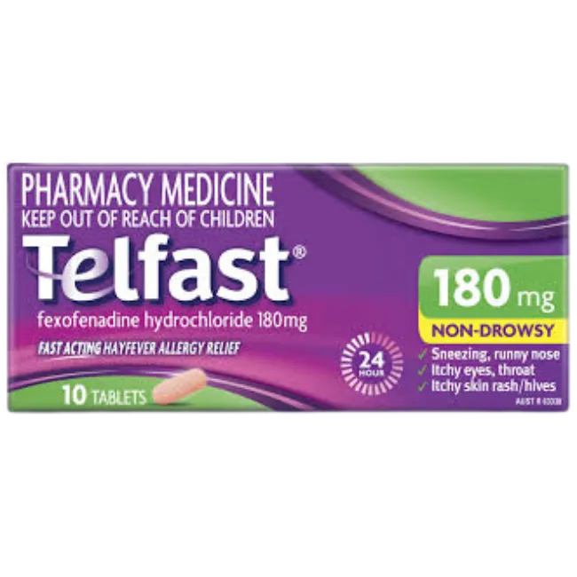 Telfast Tablets 180mg