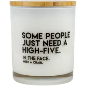 The Stretch: In Your Face Highly Scented Soy Candle in Teakwood and Tobacco