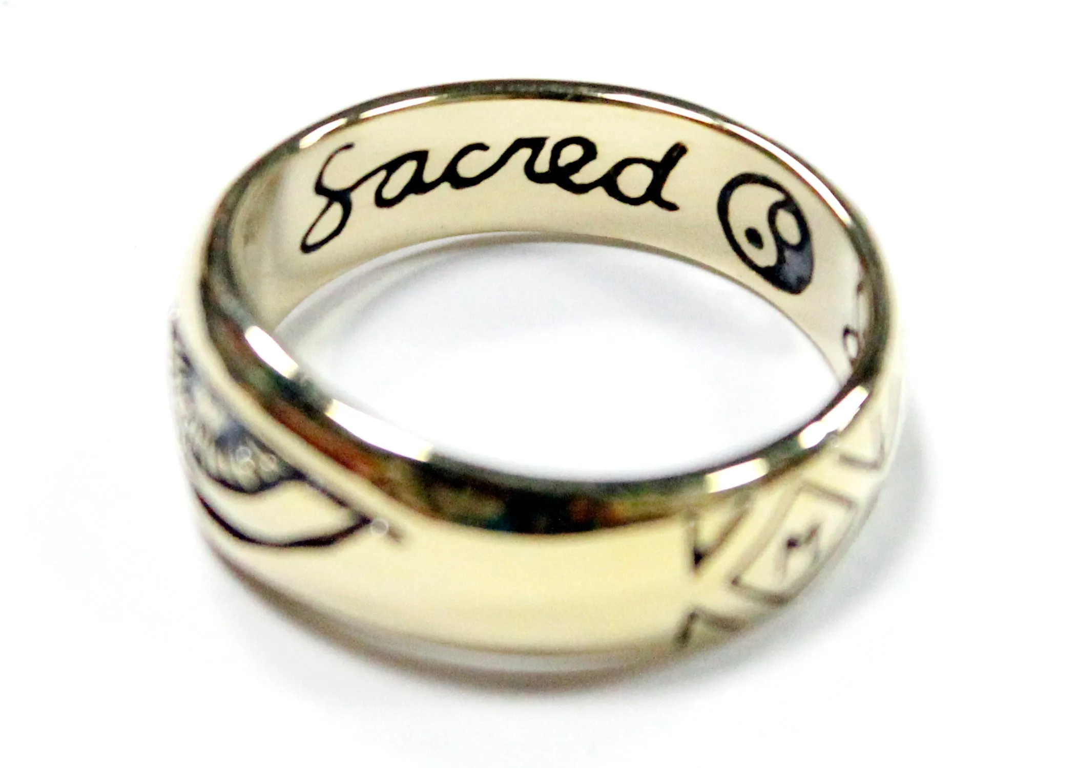 Third Eye Ring in Brass