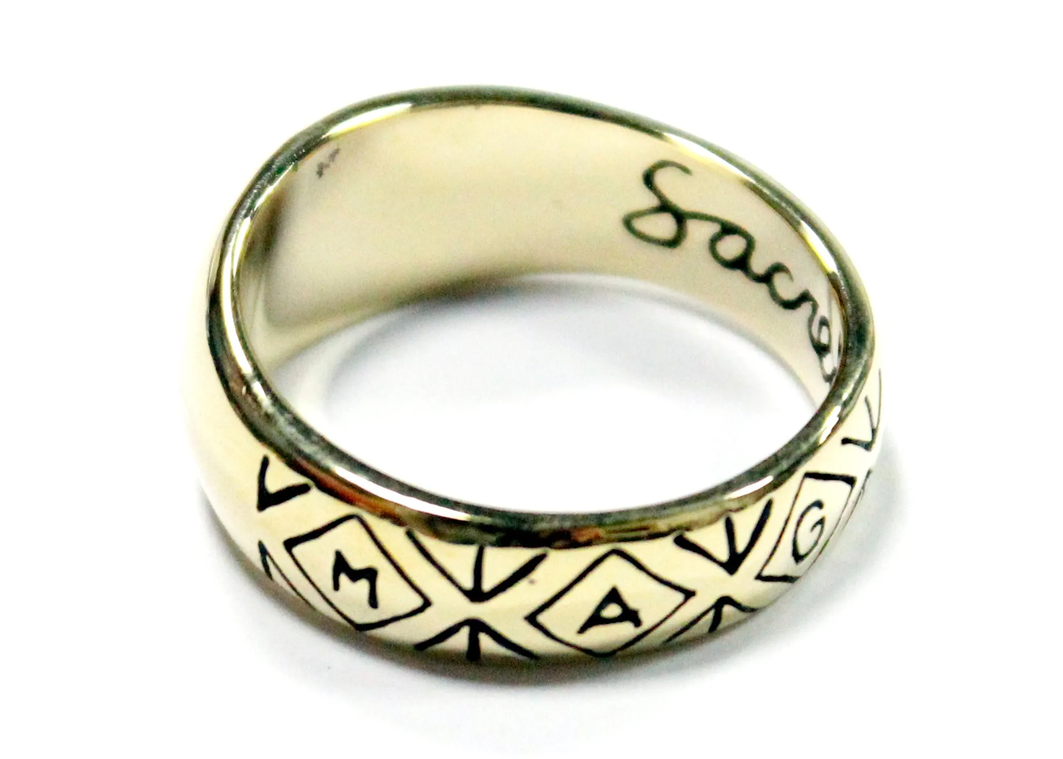Third Eye Ring in Brass